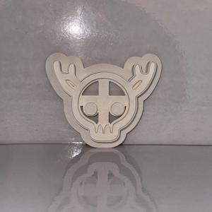 Halloween Deer Skull Cookie Cutter – 3D Printable STL