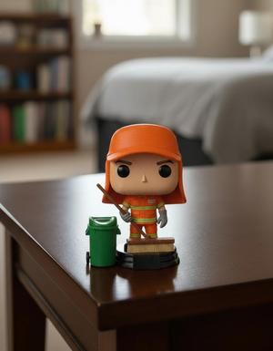 Funko Pop 3D – Brazilian Street Cleaner with Brazil Uniform (3D Print Model)