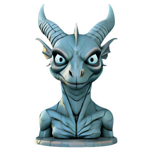 Fierce Dragoness Bust