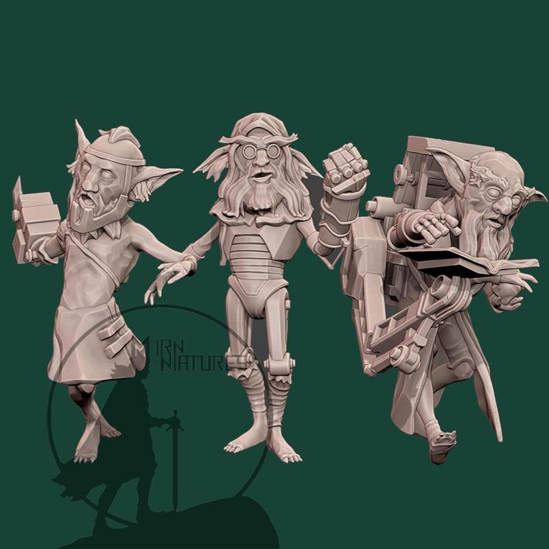 Steampunk Gnome Warband - Yënkul - Wizard, Barbarian, Warrior