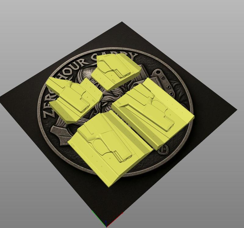 Taurus G3C OWB Pancake Holster Mold with Trimjigg