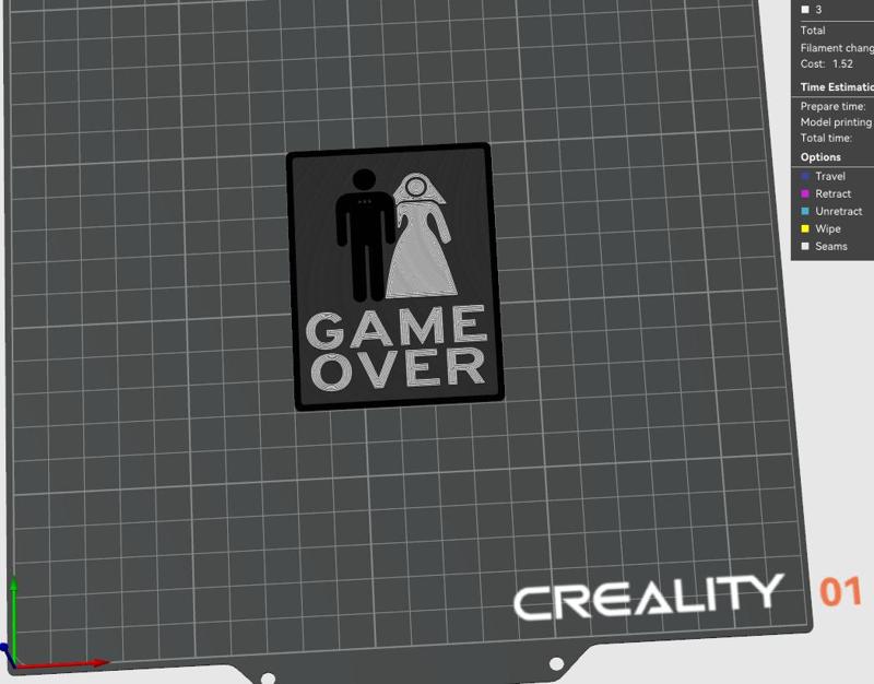 Airsoft Morale Patch GAME OVER