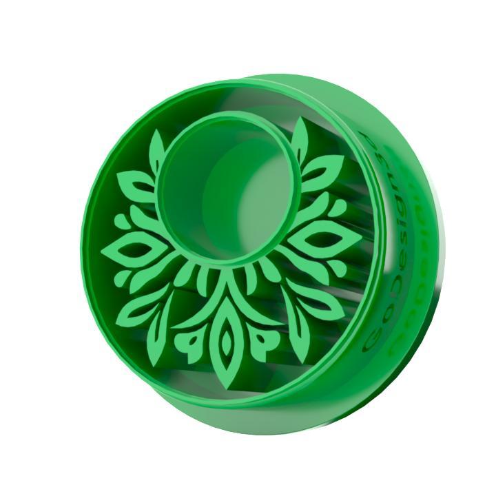 Andala Hoop Earring Polymer Clay Cutter | 3D Printable Model