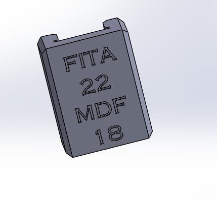 Aplicador fita borda 22mm em mdf 18