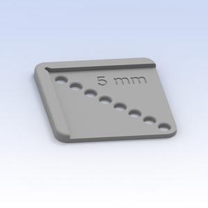 Eyelet template bookbinding tool Eyelet Tool 5mm