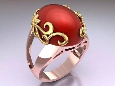 Oval Stone Ring - GN219
