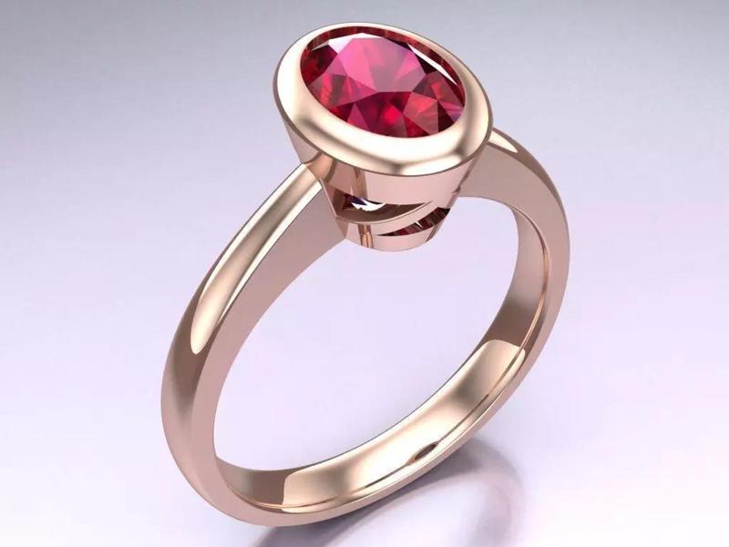 Oval stone ring - Womens  Rings - N820816