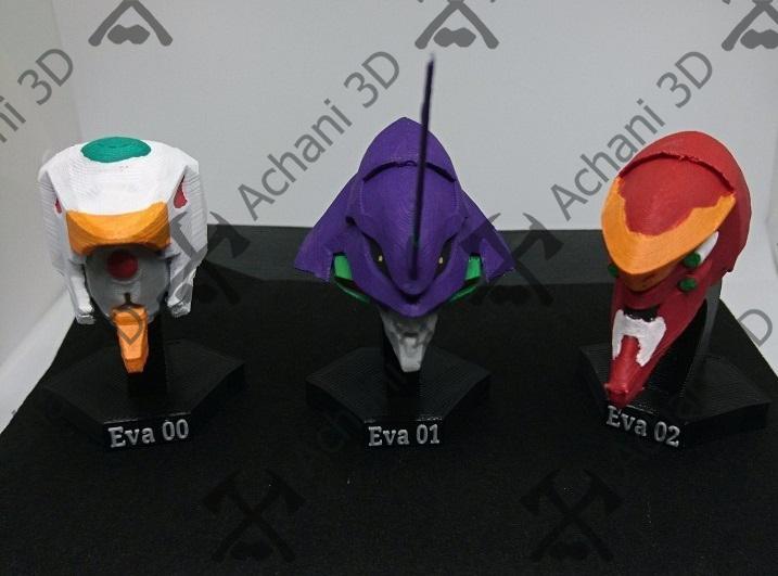 Evangelion Pedestal 00-01-02