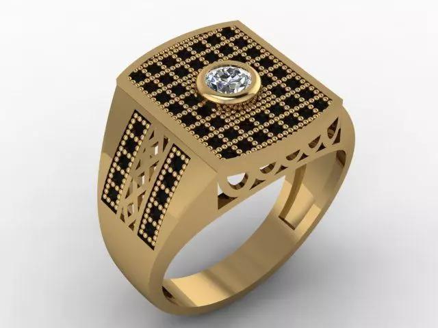 Man Ring 3d Print Model