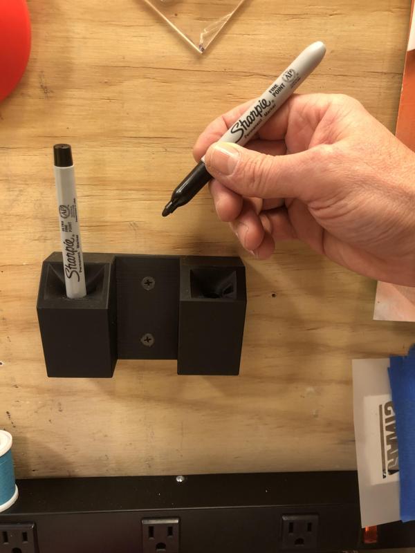 Sharpie Marker Holder-Wall Mount-Never lose it, Ready to use it!