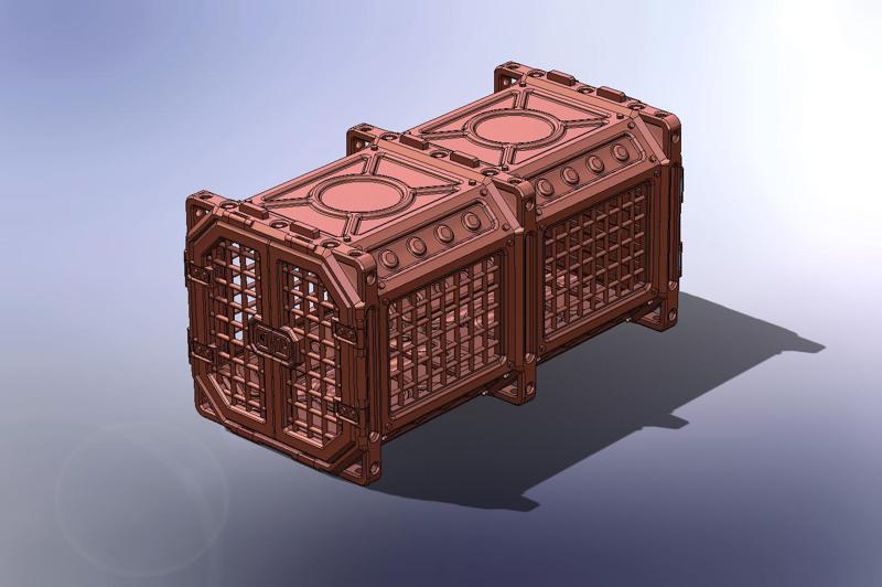 CONTAINER PARTS "CAGE" 28mm