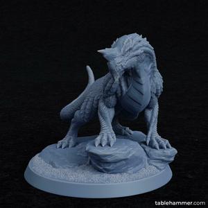 Ignitius the Helldrake (drake/dragon creature)