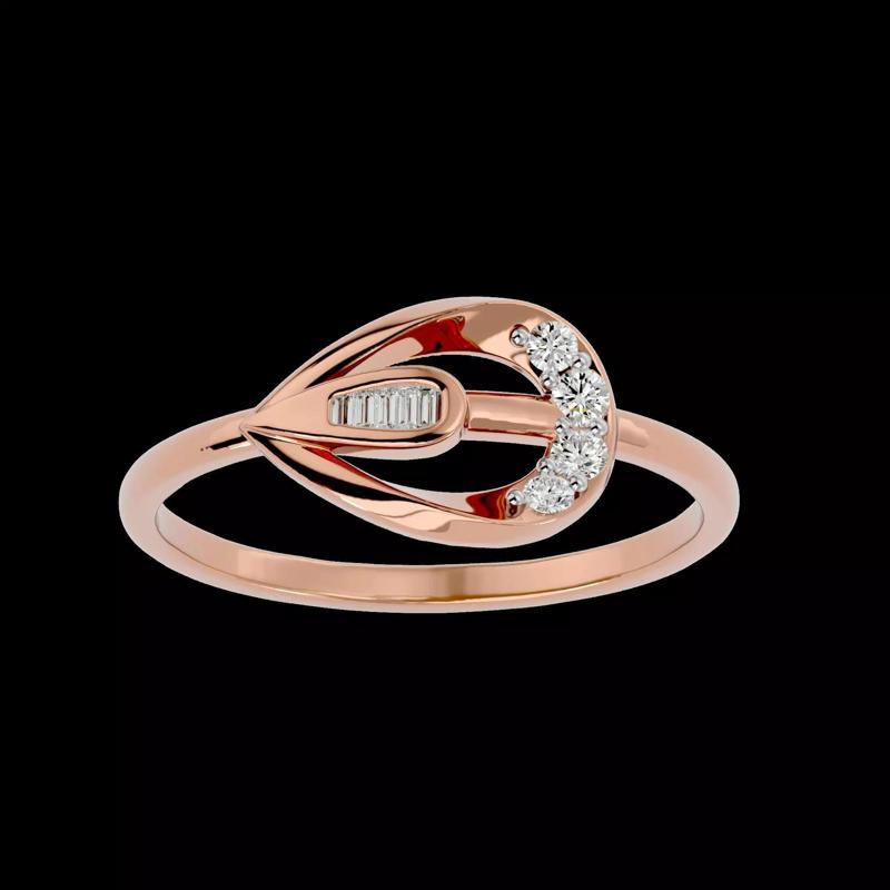 Light Minimalist Diamond Ring Earrings Pendant Set