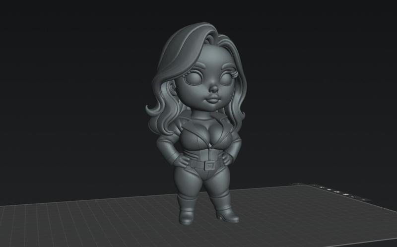 Leather Girl Chibi