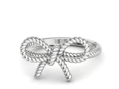 Knot Infinity Rope Ring Delicate Women Ring 3dmodel