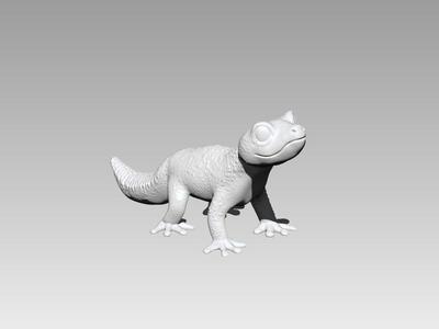 DECORATIVE GECKO FIGURE
