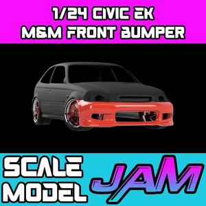 1/24 Civic EK M&M Front Bumper