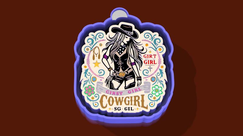 🤠🌸 Cowgirl – Freshie, Keychain & Resin Mold READ NOTE