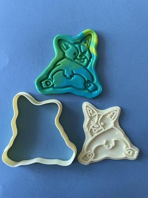 Corgi bum cookie cutter