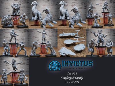Starforged Family Set / Space Wars Encounter / Star Adventure Collection / Pre-Supported