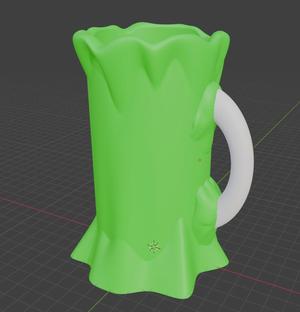 Gelatinous Can holder With Handle