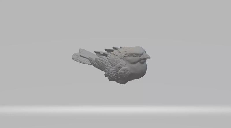 Pigeon 3D print model
