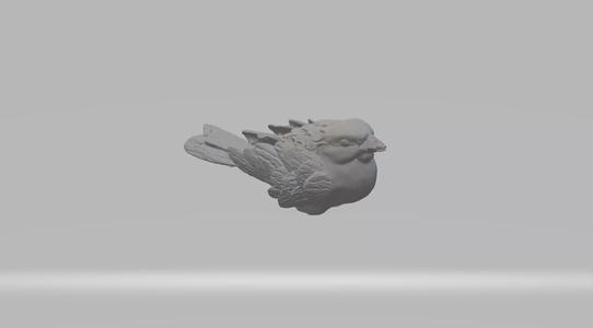 Pigeon 3D print model