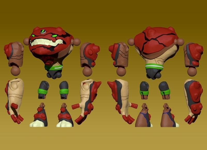 Gravattack - Ben 10 - Articulated