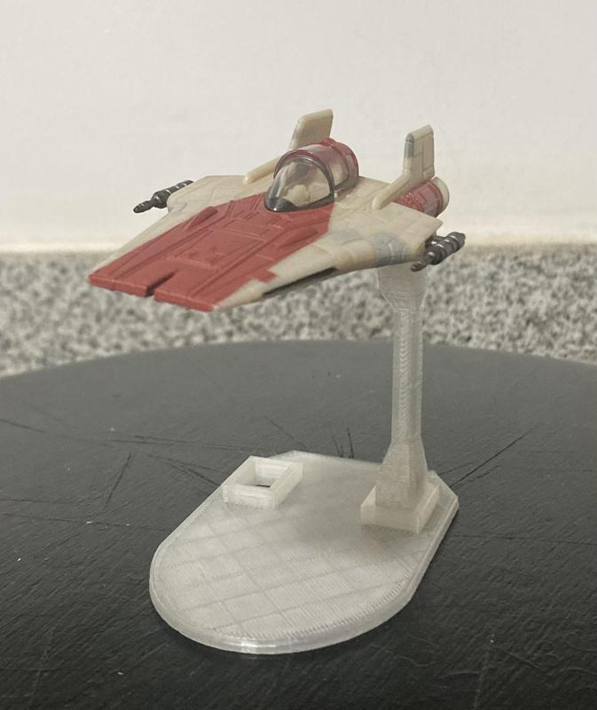 Star Wars A-wing STAND for Micro Galaxy Collection.
