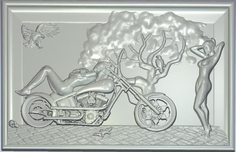 Relief Harley Davidson