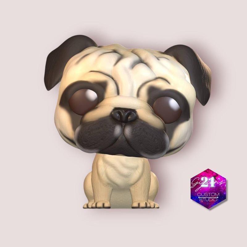 carlino Pug dog funko pop