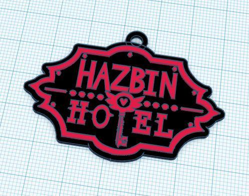 Hazbin Hotel Keychain