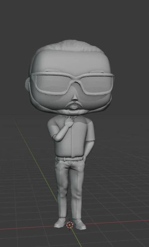 Funko Pop Personalized man + glasses + beard