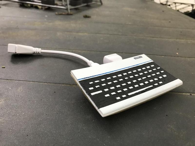 Oric 1 Atmos Raspberry PI zero case