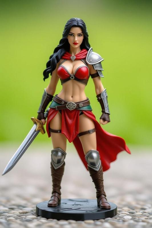 Sexy warrior 01 / art toy / nsfw / magic makes