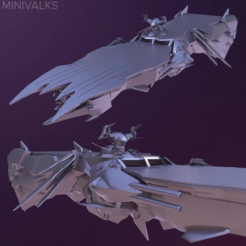 MACROSS GALAXY - BATTLE 21 (1/4000 SCALE)