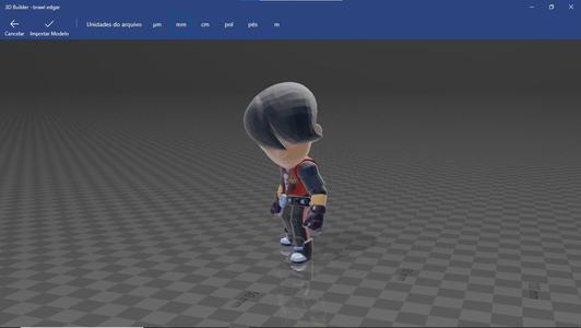 Edgar from Brawl Stars – Toy Figurine Doll 3D Model with Realistic Texture