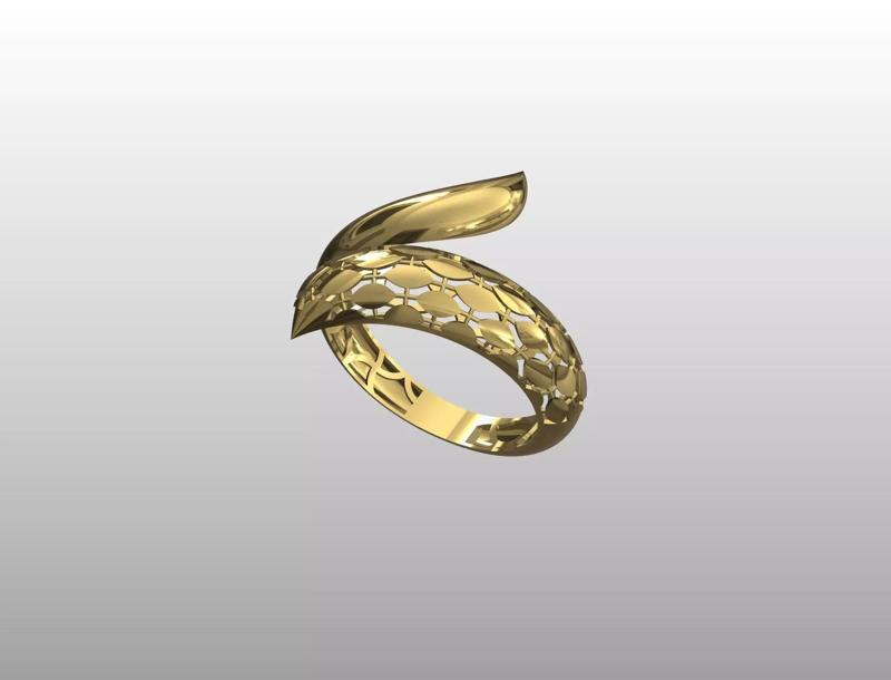 Golden Vine Ring