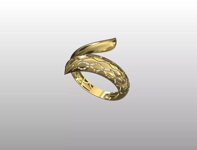Golden Vine Ring