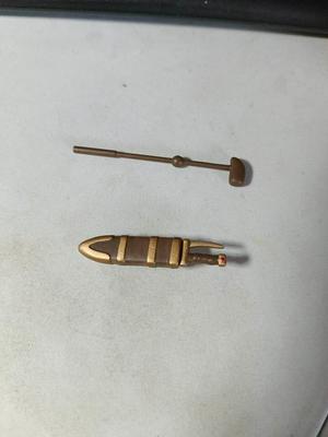 Mini Nausica Weapons - Dagger, Staff and Rifle