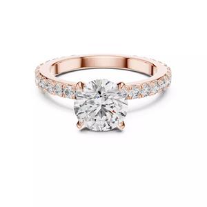 1ct Round Cut Hidden Halo Engagement Wedding Ring 3DM STL Video