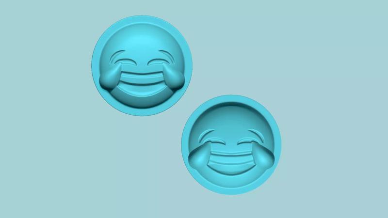 Emoji 13 Laugh Cry - Molding Arrangement EVA Foam Craft