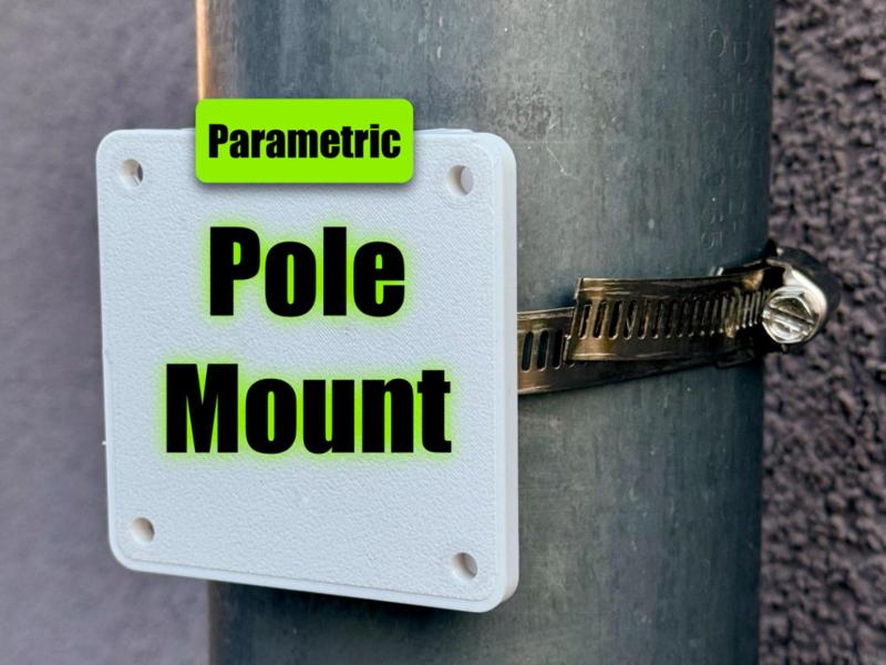 Parametric Universal Pole Mount Adapter