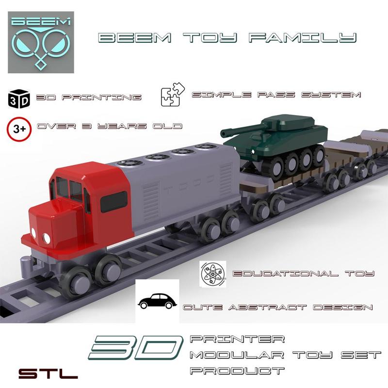 LOCOMOTIVE AND VEHICLE TRANSPORT WAGON