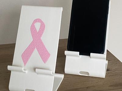 CellPhoneStand_PinkRibbon