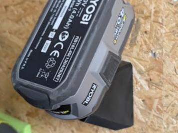 Ryobi battery holder