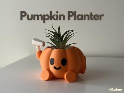 Pumpkin Planter - Cute Halloween Pot