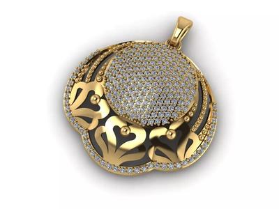 Women Pendant Ready STL 3DM Models Womens Necklace Lightweight