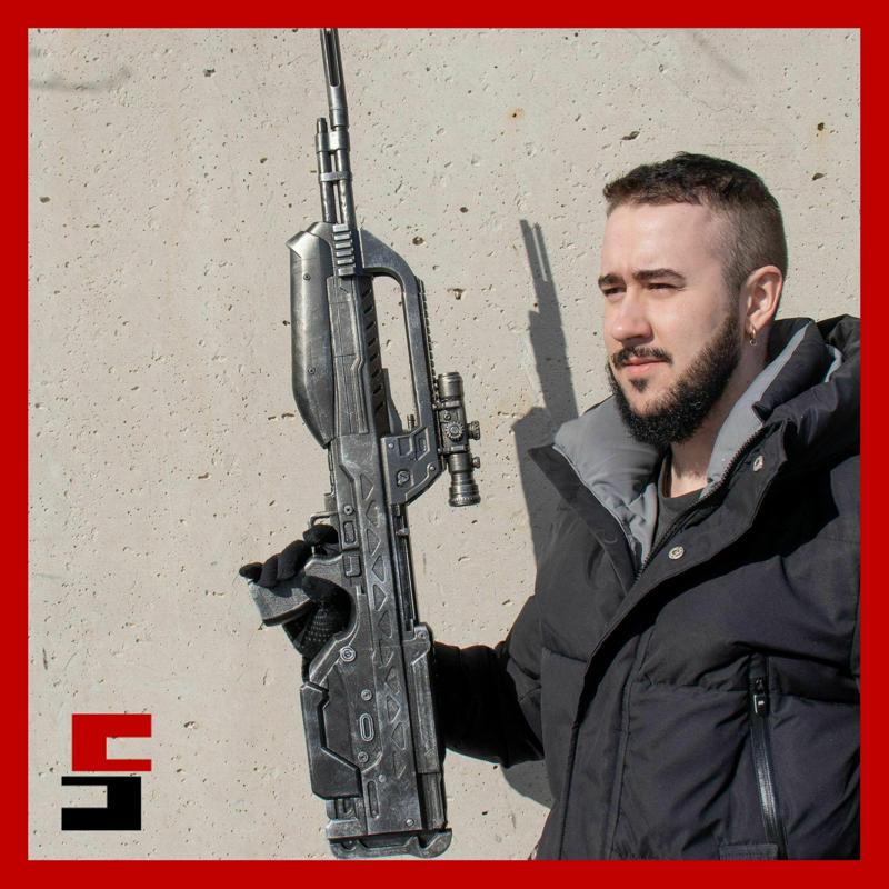 Halo BR55 battle rifle prop Halo Series Video game Halo 5