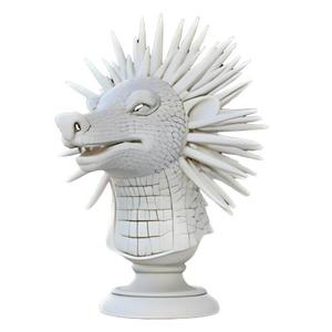 Armored Porcupine Bust